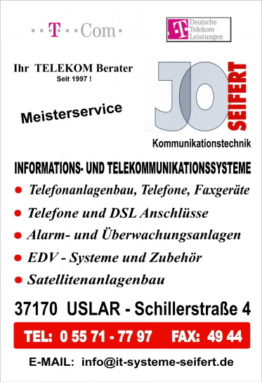 Seit 1997 sind wir für Sie da, in allen Fragen um die Informations- und Telekommunikationstechnik